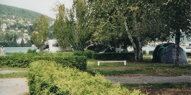 emplacement camping lac de Gerardmer