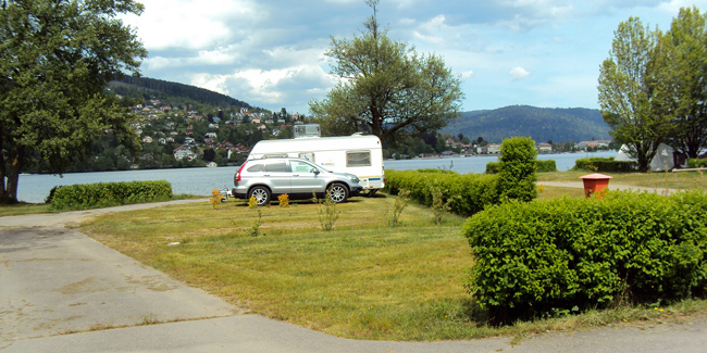 emplacement camping lac de Gerardmer